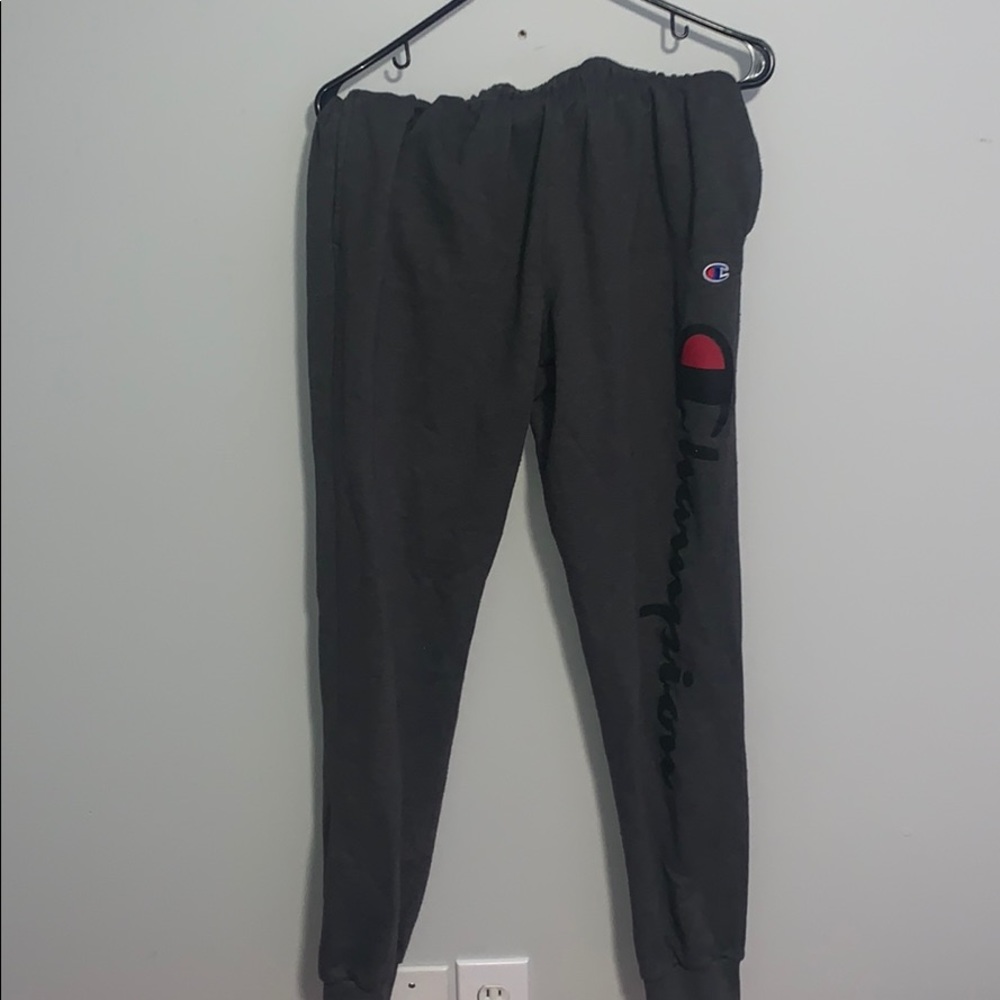 grey champion jogger sweatpants